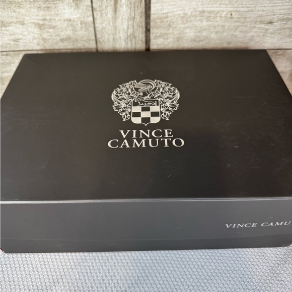 Vince Camuto Elika Tan Nubuck Caged Heels Size 10 - Picture 4 of 11